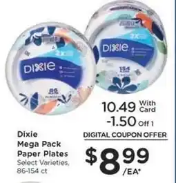 Kroger Dixie Mega Pack Paper Plates offer