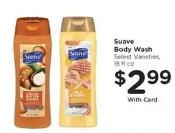 Kroger Suave Body Wash offer