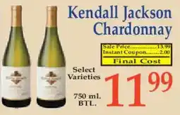 Market Basket Kendall Jackson Chardonnay offer