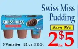 Market Basket Swiss Miss Pudding offer