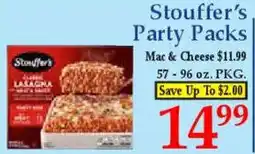 Market Basket Stouffer's Party Packs offer