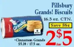 Market Basket Pillsbury Grands! Biscuits offer