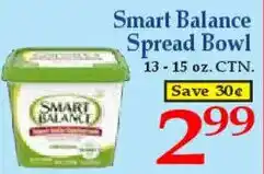 Market Basket Smart Balance Spread Bowl offer