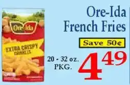 Market Basket Ore-Ida French Fries offer