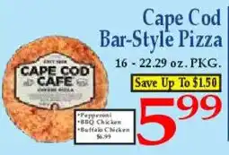 Market Basket Cape Cod Bar-Style Pizza offer