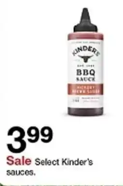 Target Kinder's sauces offer