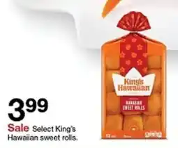 Target King's Hawaiian sweet rolls offer