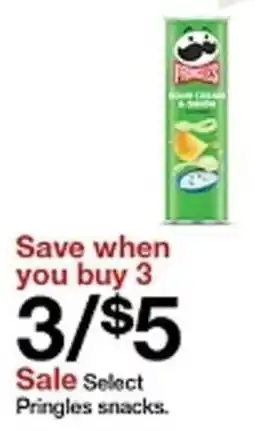 Target Pringles snacks offer