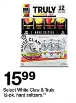 Target White Claw and Truly hard seltzers offer