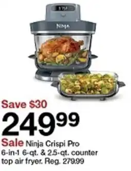 Target Ninja Crispi Pro counter top air fryer offer
