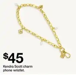 Target Kendra Scott charm phone wristlet offer