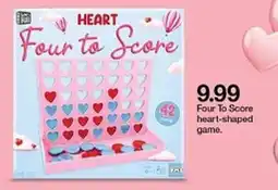 Target Four To Score heart-shaped game offer