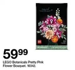 Target LEGO Botanicals Pretty Pink Flower Bouquet offer