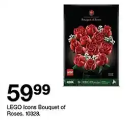Target LEGO Icons Bouquet of Roses offer