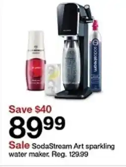 Target SodaStream Art sparkling water maker offer