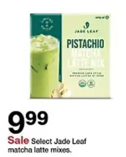 Target Select Jade Leaf matcha latte mixes offer