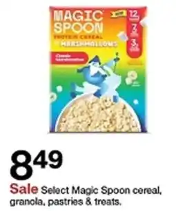 Target Magic Spoon cereal, granola, pastries & treats offer