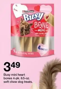Target Busy mini heart bones soft chew dog treats offer