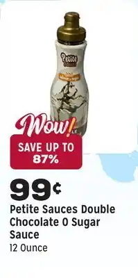 Grocery Outlet Double Chocolate 0 Sugar Sauce offer