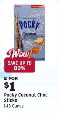 Grocery Outlet Coconut Choc Sticks offer