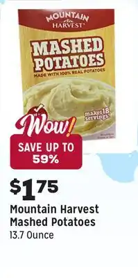 Grocery Outlet Mashed Potatoes offer