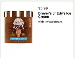 Walgreens Dreyer's or Edy's Ice Cream offer