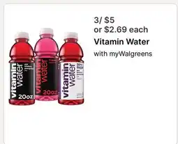 Walgreens Vitamin Water offer