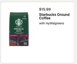 Walgreens Starbucks Ground Coffee offer
