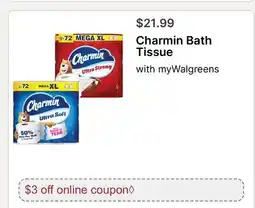 Walgreens Charmin Bath Tissue offer