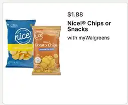 Walgreens Nice! Chips or Snacks offer