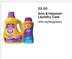 Walgreens Arm & Hammer Laundry Care offer