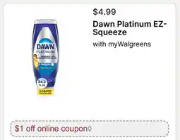 Walgreens Dawn Platinum EZ-Squeeze offer