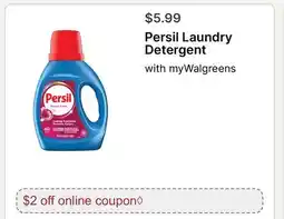 Walgreens Persil Laundry Detergent offer