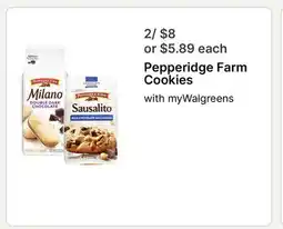Walgreens Pepperidge Farm Cookies offer