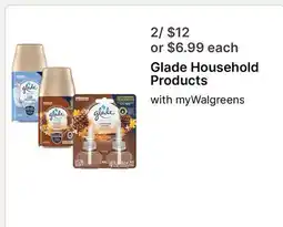 Walgreens Glade Household Products offer