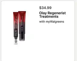 Walgreens Olay Regenerist Treatments offer