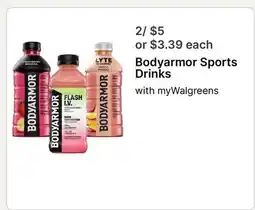 Walgreens Bodyarmor Sports Drinks offer