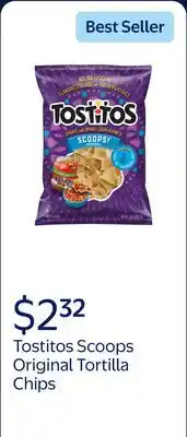 Walmart Tostitos Scoops Original Tortilla Chips offer