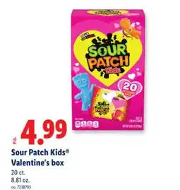Lidl Sour Patch Kids Valentine's box offer