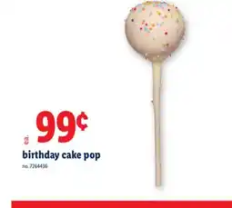 Lidl Birthday cake pop offer