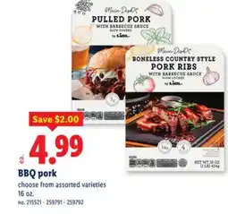 Lidl BBQ pork offer