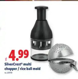 Lidl SilverCrest multi chopper / rice ball mold offer