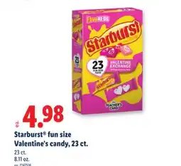 Lidl Starburst fun size Valentine's candy, 23 ct offer