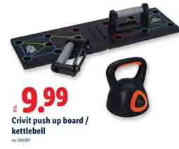 Lidl Crivit push up board/kettlebell offer