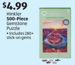 Aldi Hinkler 500-Piece Gemstone Puzzle offer