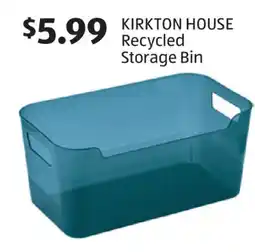 Aldi KIRKTON HOUSE Recycled Storage Bin offer