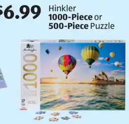 Aldi Hinkler 1000-Piece or 500-Piece Puzzle offer