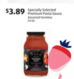 Aldi Specially Selected Premium Pasta Sauce offer