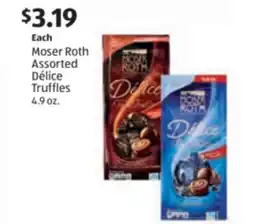 Aldi Moser Roth Assorted Délice Truffles offer