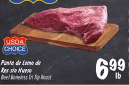 El Super Beef Boneless Tri Tip Roast offer